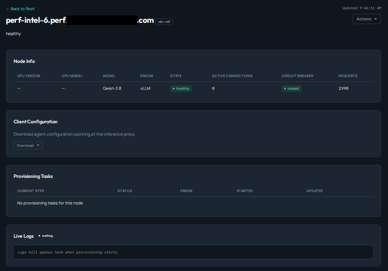 QIIP node detail view